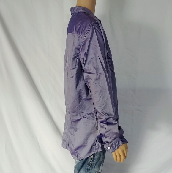 Frank & Eileen Gavin Blue Button Down Shirt - Picture 3 of 8